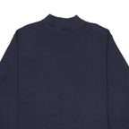 CARHARTT Mens Navy Blue Classic Long Sleeve Crew Neck T-Shirt L Cotton Workwear