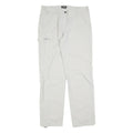 SCHOFFEL Womens White Regular Straight Trousers W32 L32 Outdoor Zip Pocket