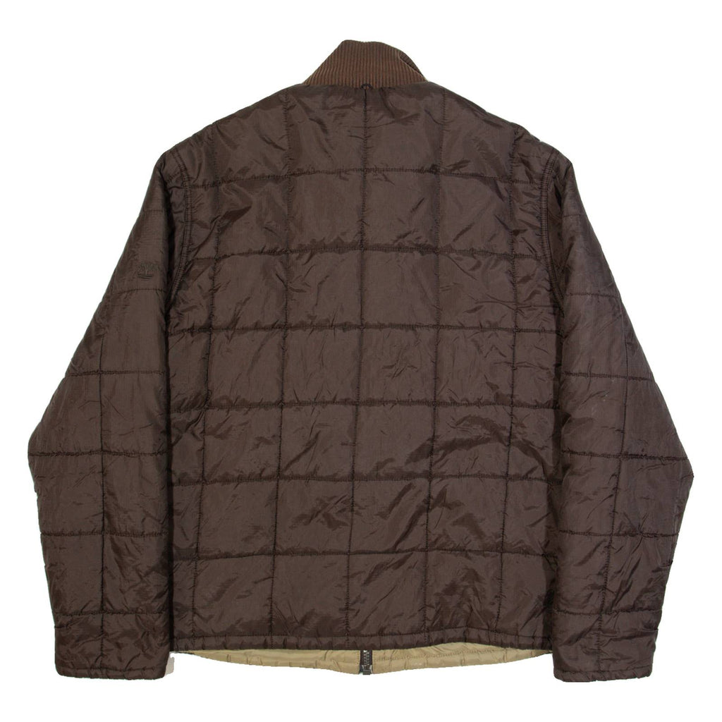 TIMBERLAND Slim Fit Womens Quilted Jacket Brown XL