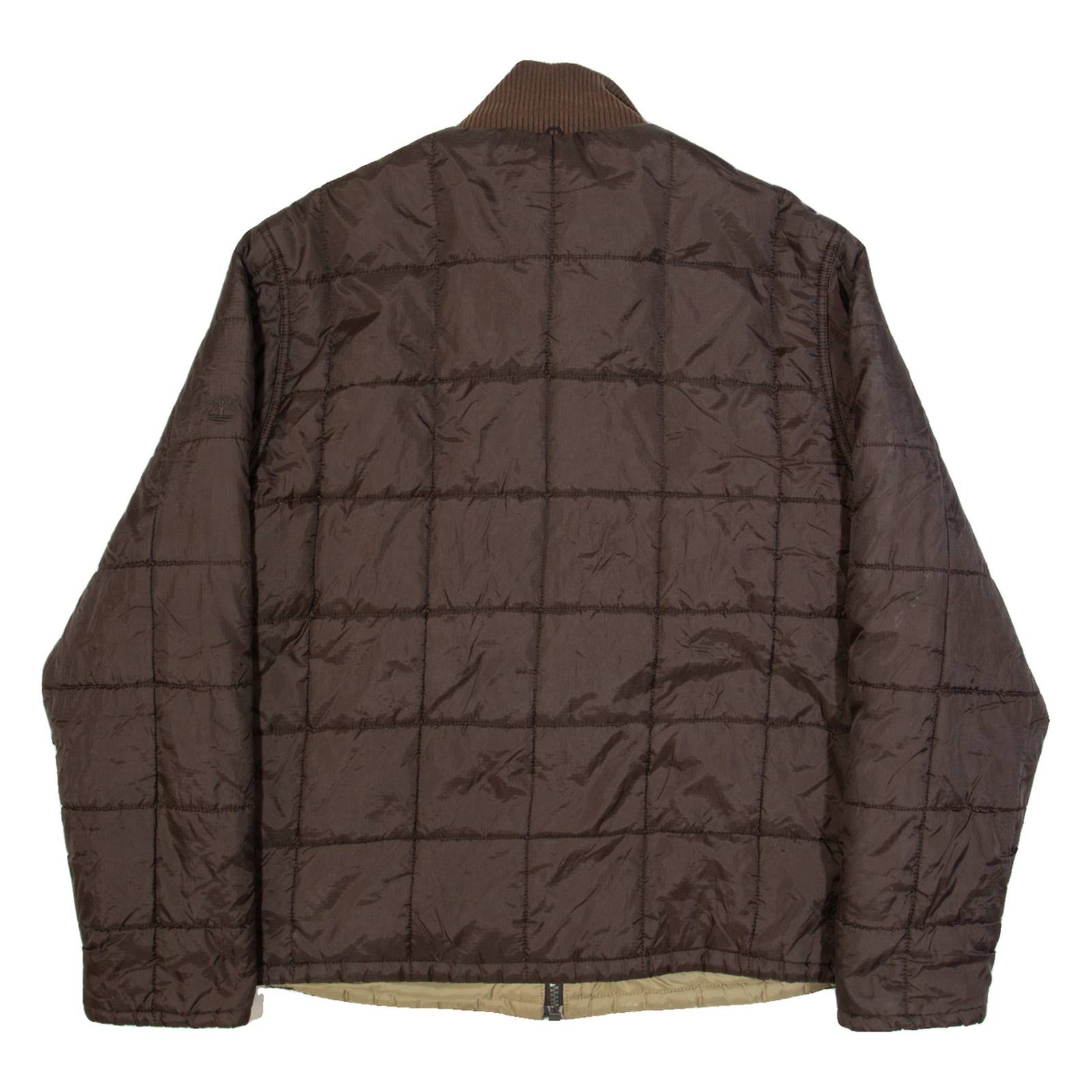 TIMBERLAND Slim Fit Womens Quilted Jacket Brown XL