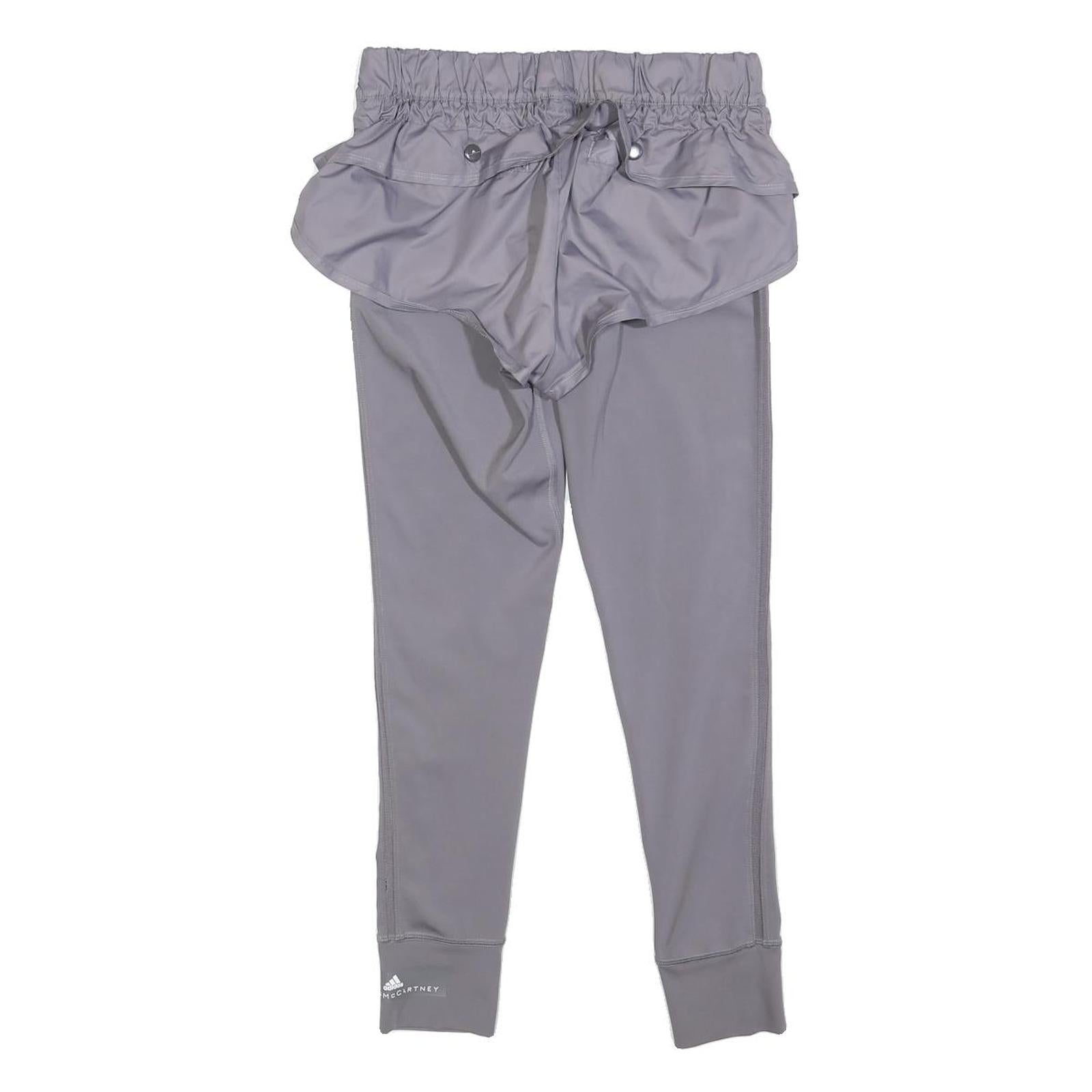 ADIDAS BY STELLA MCCARTNEY Womens Joggers Grey S W26 L26 Slim Tapered Fit