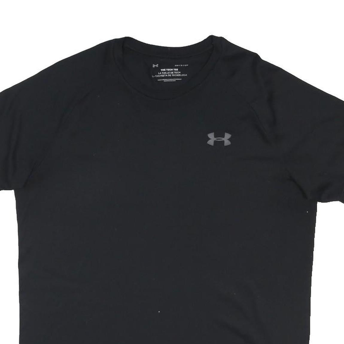 UNDER ARMOUR Mens Black Sports T-Shirt S Short Sleeve Crew Neck Performance