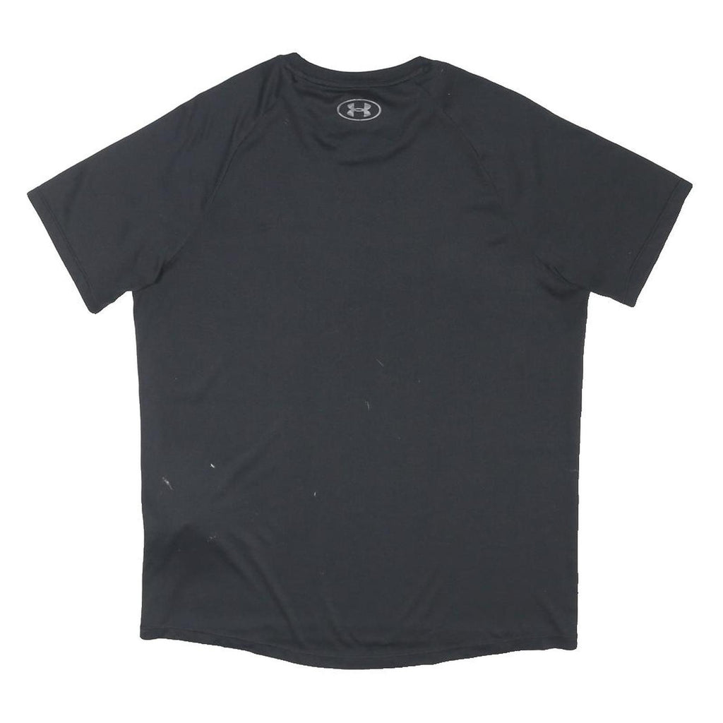 UNDER ARMOUR Mens Black Sports T-Shirt S Short Sleeve Crew Neck Performance