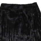 VERSACE Womens Black Mini Skirt Viscose Blend Soft Plush Fabric S