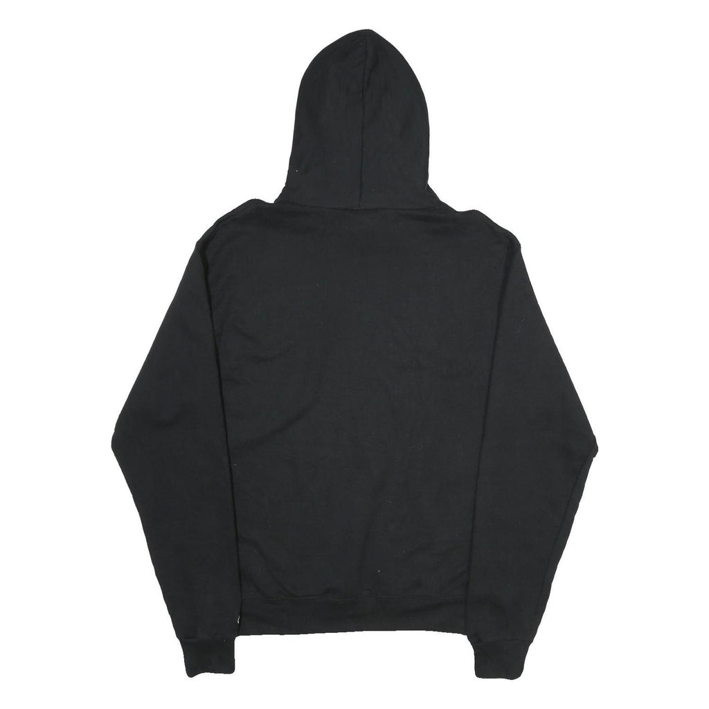 CHAMPION Mens Black Hoodie M Cotton Pullover Hooded Sweatshirt Pocket