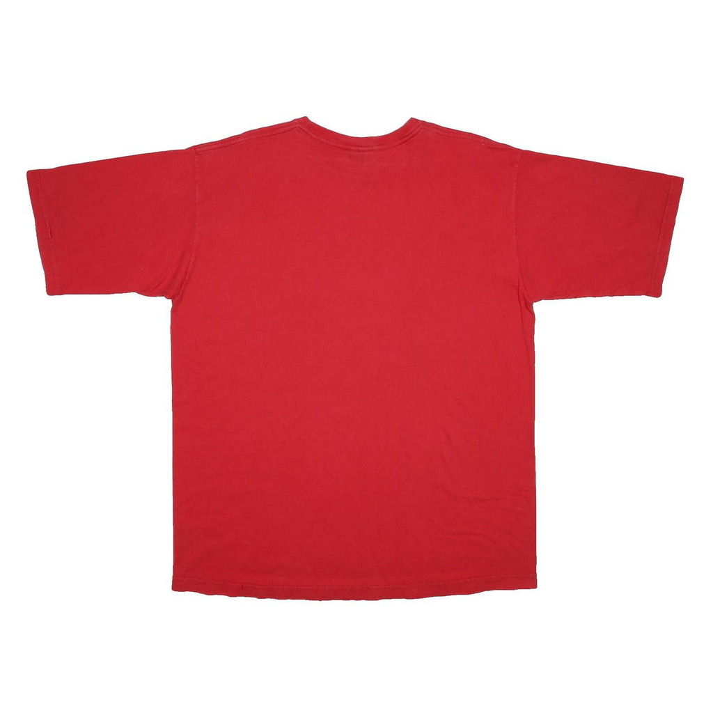 NAUTICA Mens Red Cotton Graphic T-Shirt XL Short Sleeve Crew Neck Casual