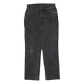 LEVI'S Womens Jeans Black Regular Straight Denim Medium W28 L28 Classic Zip
