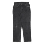 LEVI'S Womens Jeans Black Regular Straight Denim Medium W28 L28 Classic Zip