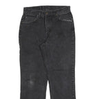 LEVI'S Womens Jeans Black Regular Straight Denim Medium W28 L28 Classic Zip