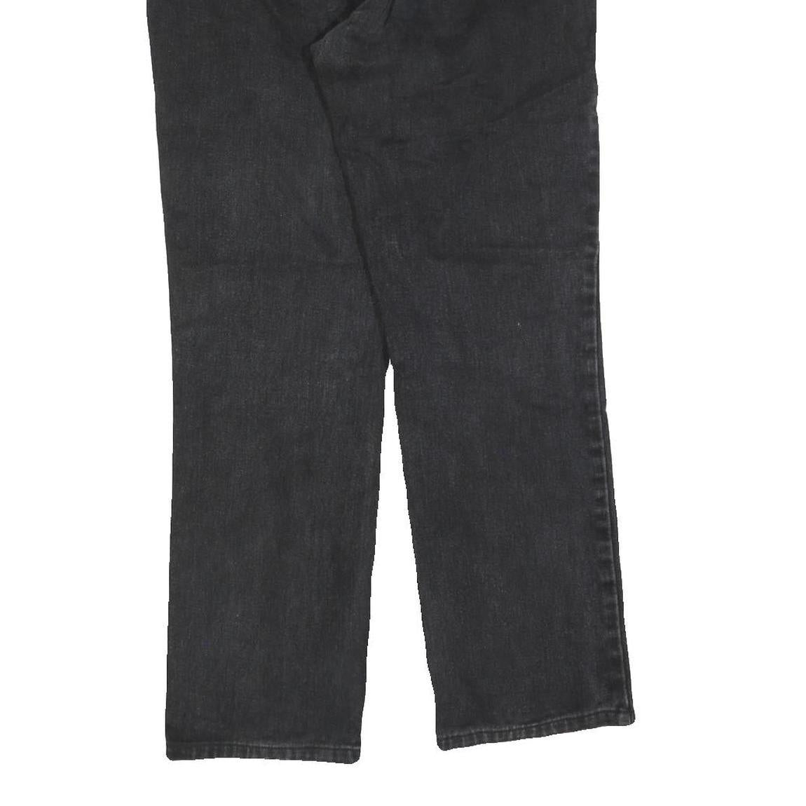 LEVI'S Womens Jeans Black Regular Straight Denim Medium W28 L28 Classic Zip