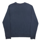 TIMBERLAND Mens Navy Blue Cotton Blend Crew Neck M Sweatshirt casual logo