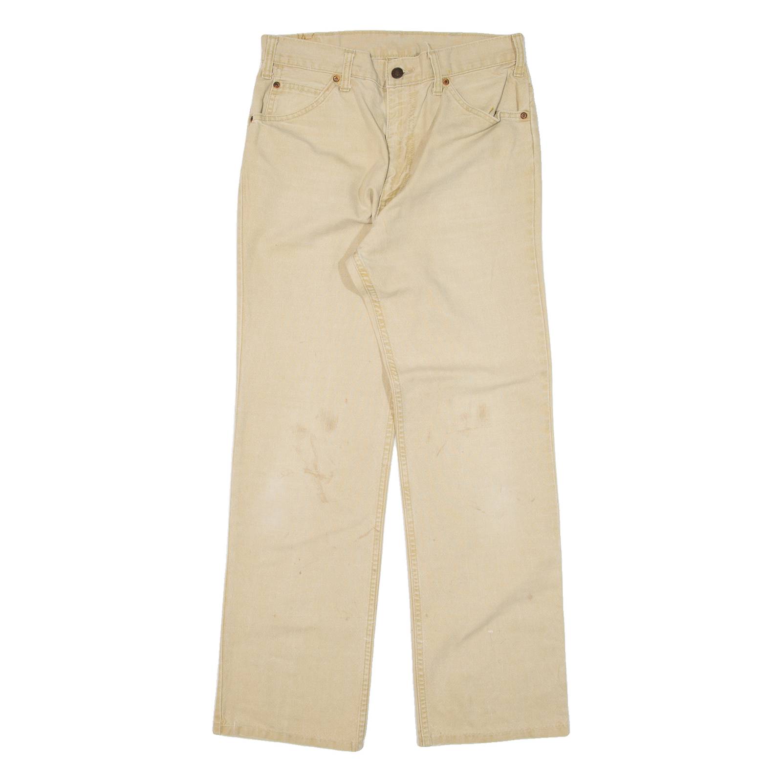 LEVI'S Mens Trousers Beige Regular Straight W30 L30