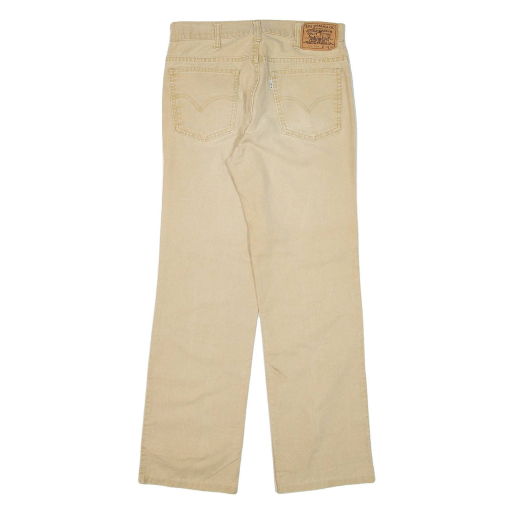LEVI'S Mens Trousers Beige Regular Straight W30 L30