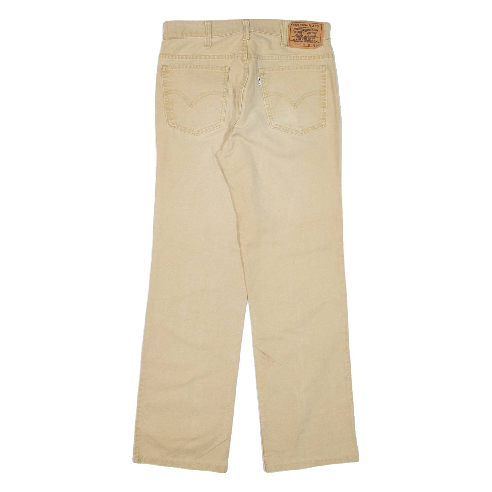 LEVI'S Mens Trousers Beige Regular Straight W30 L30