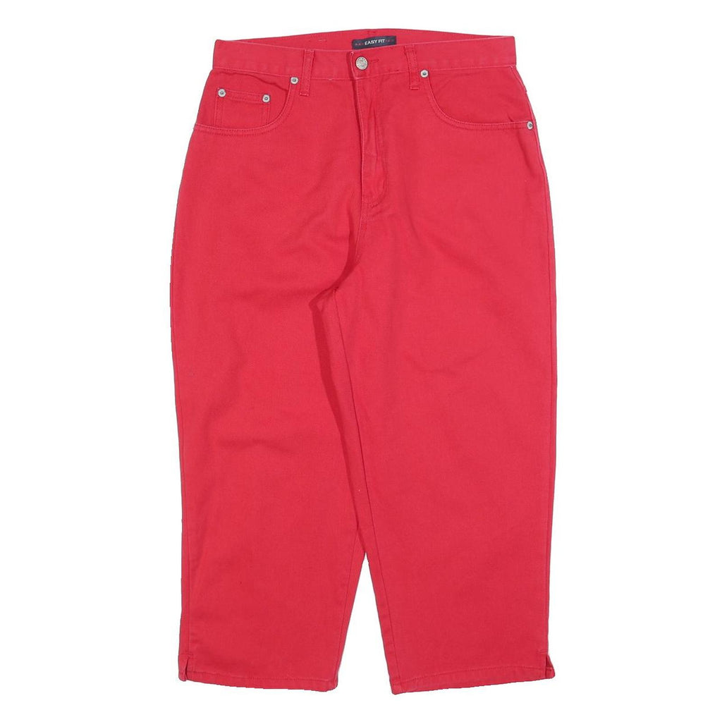 BILLBLASS Womens Regular Fit Red Jeans Cotton W30 L22 Easy Fit