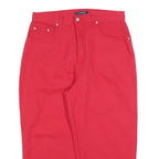 BILLBLASS Womens Regular Fit Red Jeans Cotton W30 L22 Easy Fit