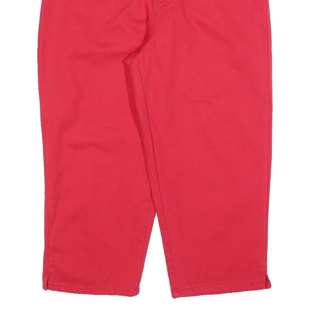 BILLBLASS Womens Regular Fit Red Jeans Cotton W30 L22 Easy Fit