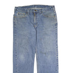 CARHARTT Mens Relaxed Blue Denim W38 L30 Cotton Zip Jeans Workwear