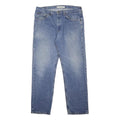 LEE Mens Regular Fit Cotton Denim Blue Jeans W36 L32 Classic Zip Closure
