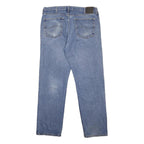 LEE Mens Regular Fit Cotton Denim Blue Jeans W36 L32 Classic Zip Closure