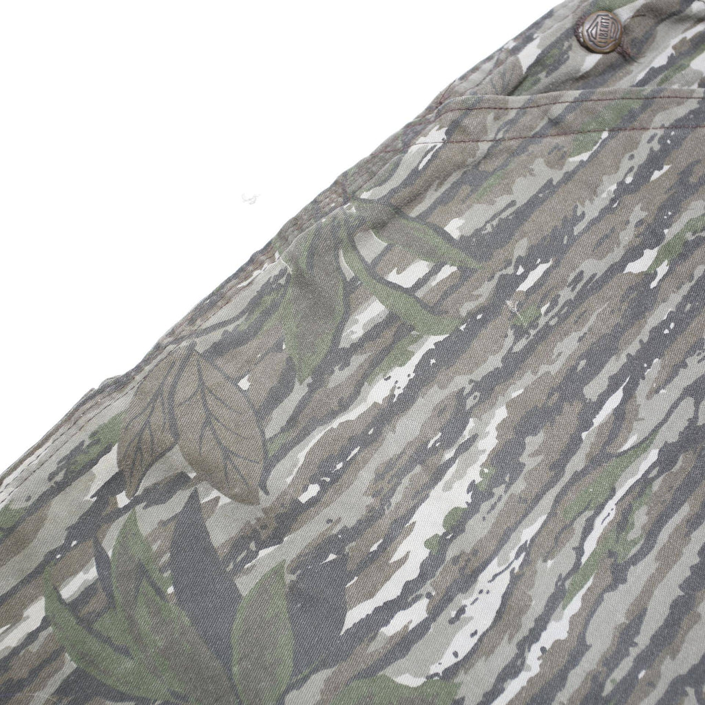 LIBERTY OVERALLS Womens Green Camouflage Dungarees Loose Cotton Blend M W18 L30