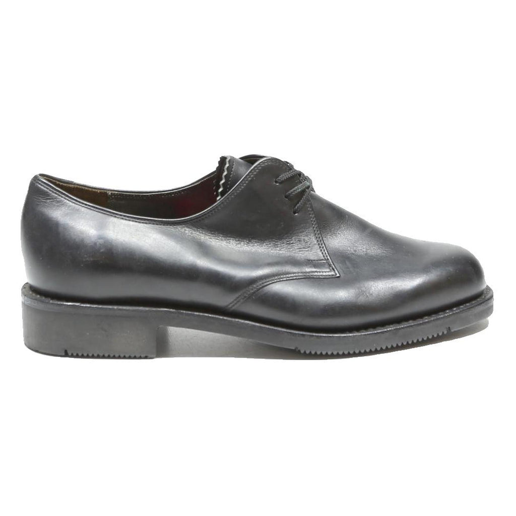 IMPERATOR Mens Black Lace-Up Leather Shoes UK 6.5 Formal Classic Footwear