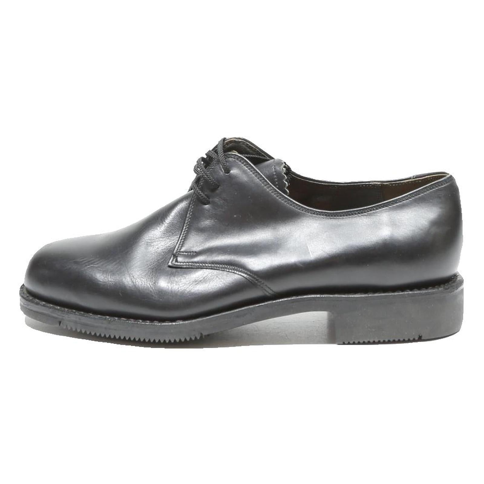 IMPERATOR Mens Black Lace-Up Leather Shoes UK 6.5 Formal Classic Footwear