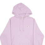 CHAMPION REVERSE WEAVE Mens Lilac Pullover Hoodie S Cotton Blend Casual