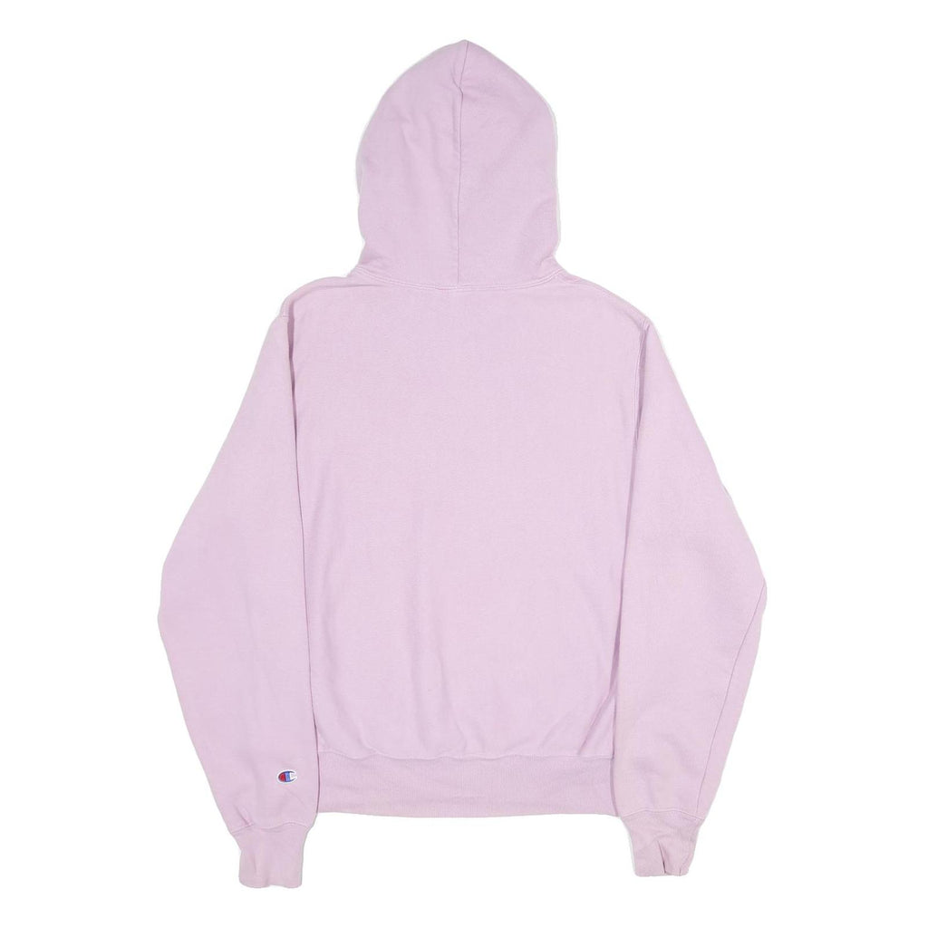 CHAMPION REVERSE WEAVE Mens Lilac Pullover Hoodie S Cotton Blend Casual