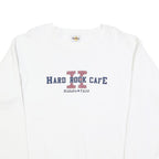 HARD ROCK CAFE Mens White Niagara Falls Crew Neck L Cotton Blend Sweatshirt