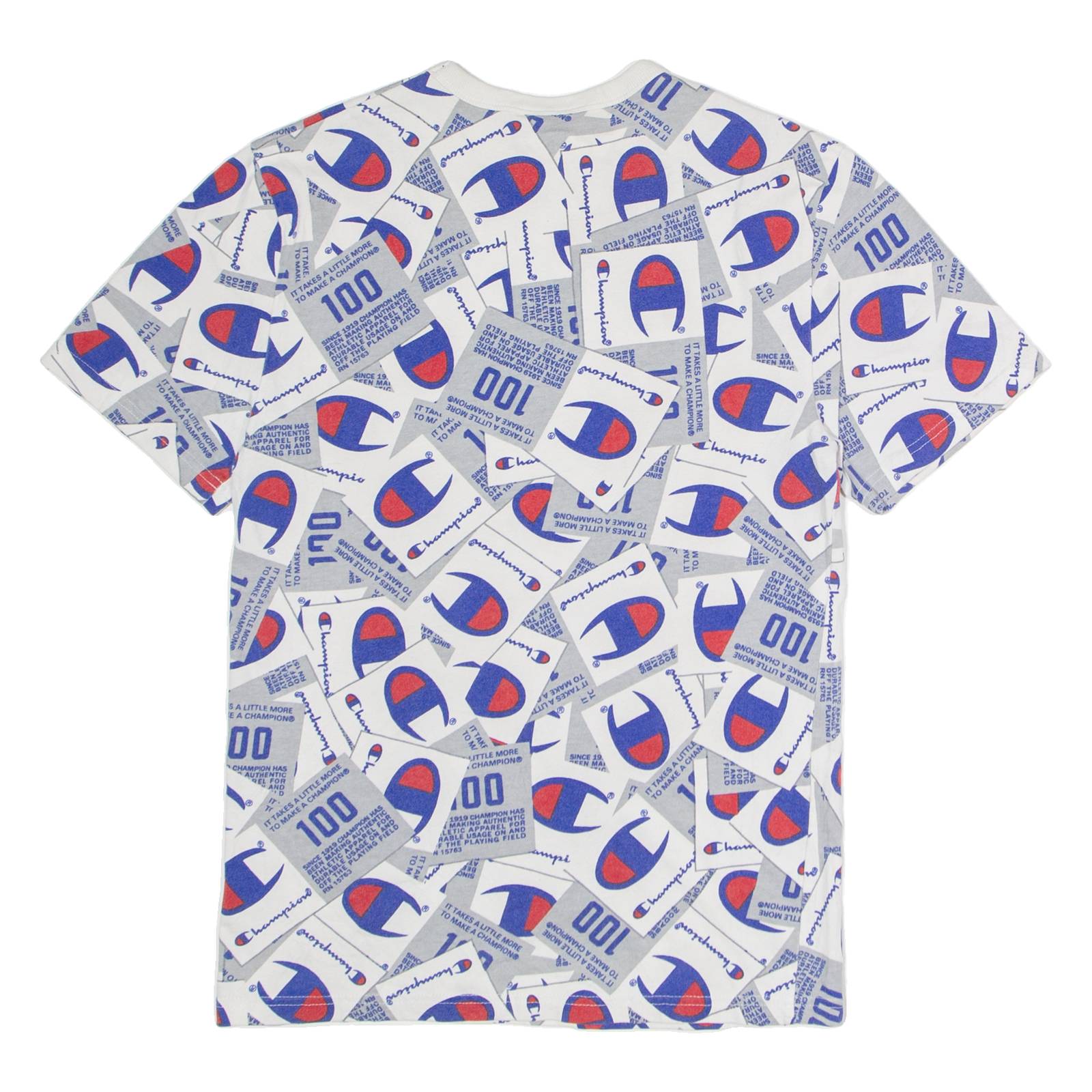 CHAMPION Mens T-Shirt Grey S