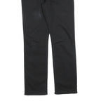 LEVI'S Womens Regular Black Denim Jeans W28 L30 Classic Fit Zip Closure
