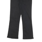 LEVI'S Womens Black Regular Flared Denim Jeans W27 L24 Zip Cotton Blend