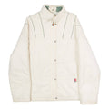 K-WAY Womens Jacket White 80s UK 14