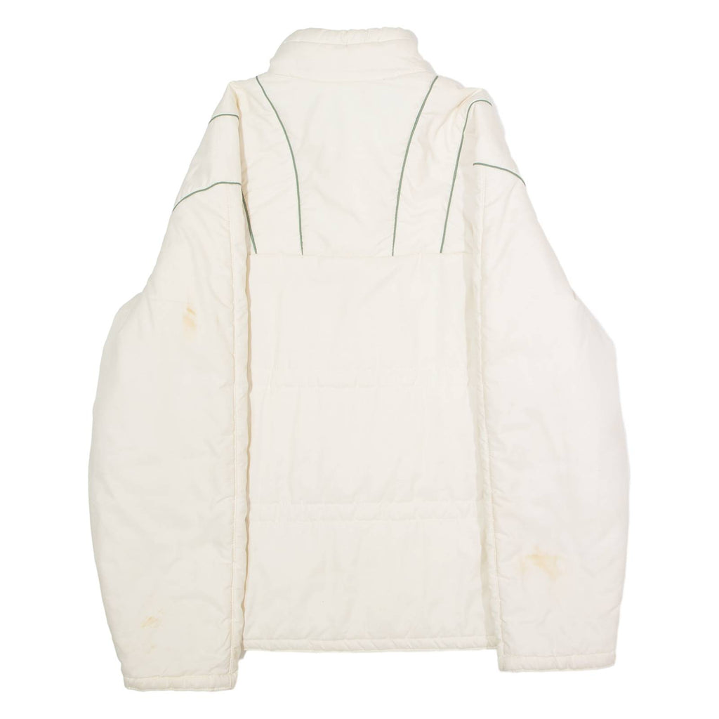 K-WAY Womens Jacket White 80s UK 14