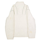 K-WAY Womens Jacket White 80s UK 14