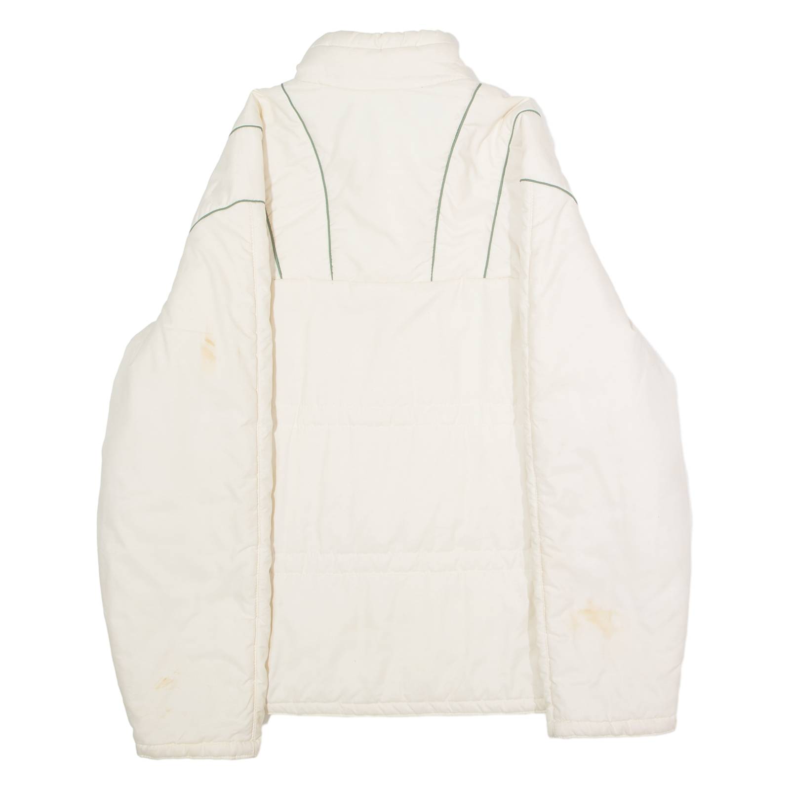 K-WAY Womens Jacket White 80s UK 14