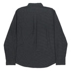 LEVI'S Mens Black Cotton Blend Shirt L Button-Down Collar Long Sleeve Casual