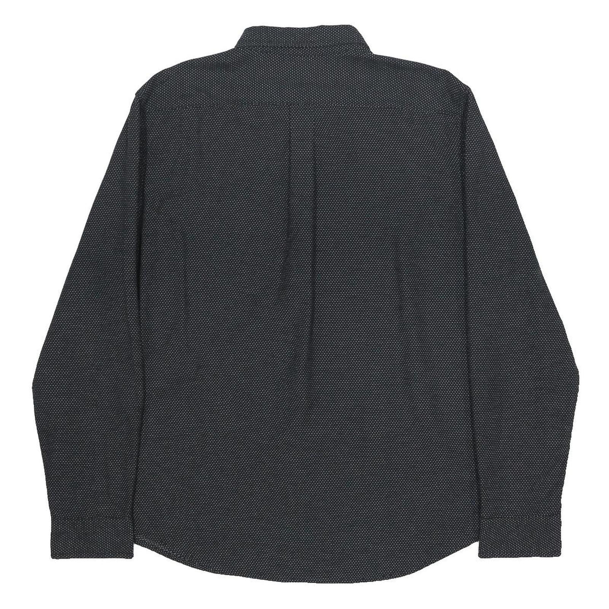 LEVI'S Mens Black Cotton Blend Shirt L Button-Down Collar Long Sleeve Casual