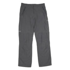 MAMMUT Womens Nylon Black Regular Leg Trousers W30 L32 Outdoor Zip Pockets