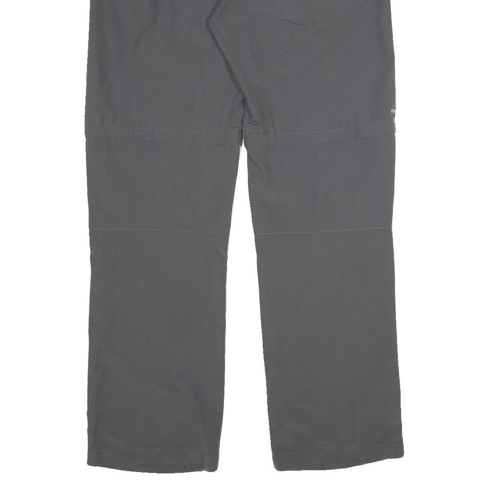 MAMMUT Womens Nylon Black Regular Leg Trousers W30 L32 Outdoor Zip Pockets