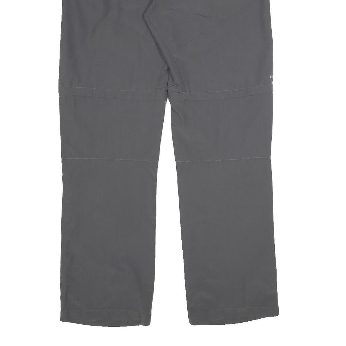 MAMMUT Womens Nylon Black Regular Leg Trousers W30 L32 Outdoor Zip Pockets