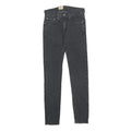 LEVI'S 519 HI-BALL Mens Jeans Black Slim Skinny Denim W28 L29 Zip Cotton Blend