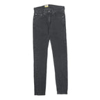LEVI'S 519 HI-BALL Mens Jeans Black Slim Skinny Denim W28 L29 Zip Cotton Blend
