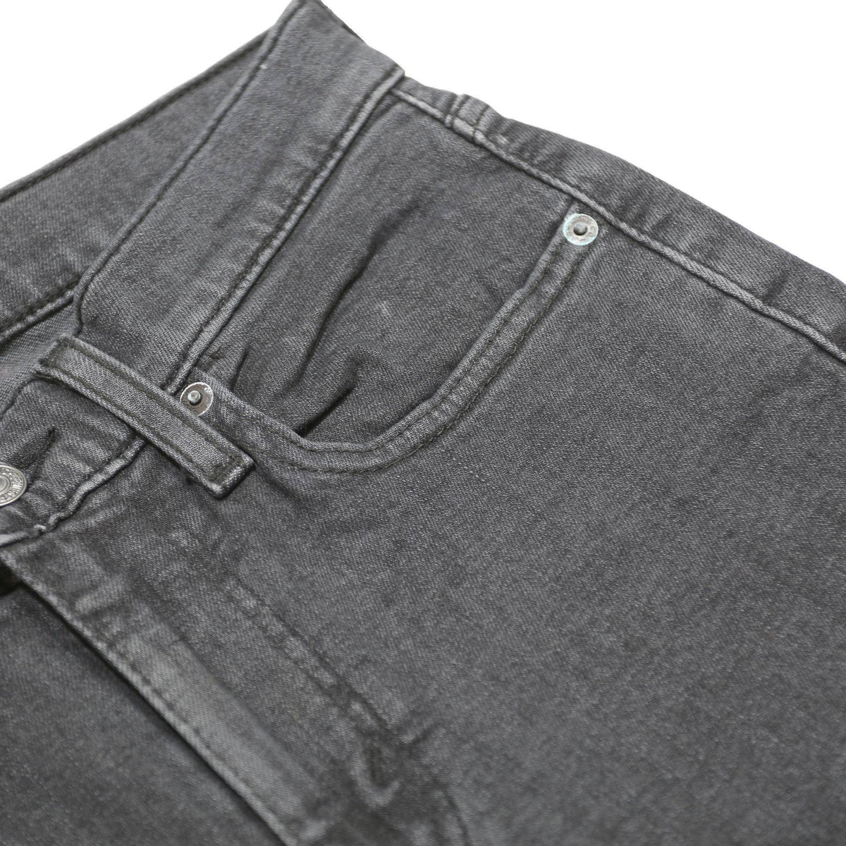 LEVI'S 519 HI-BALL Mens Jeans Black Slim Skinny Denim W28 L29 Zip Cotton Blend