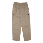 PRIORITY Mens Cotton Blend Beige Relaxed Drawstring Cargo Trousers W28 L30