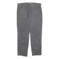 CARHARTT Mens Cotton Blend Grey Relaxed Fit Straight Trousers W34 L30 Workwear