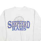 TULTEX Mens Grey Shepherd Rams Crew Neck M Cotton Blend Sweatshirt