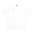 KAPPA Mens White Short Sleeve Polo Shirt M Cotton Logo Embroidered Classic
