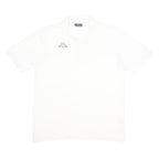 KAPPA Mens White Short Sleeve Polo Shirt M Cotton Logo Embroidered Classic
